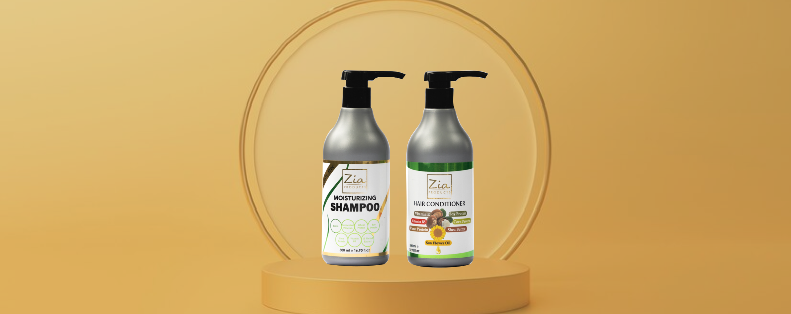 ZiaGlobe shampoo and conditioner